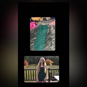 Elegant Green Mini Dress